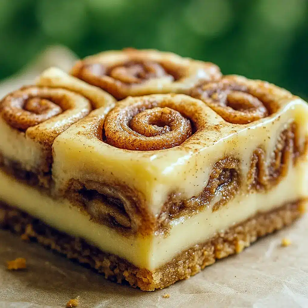 Golden-brown Cinnamon Rollups baked into soft bars with a gooey swirl, sliced and ready to serve as Easy After Dinner Snacks, cozy Cinnamon Breakfast Bars, or shareable Treats For Friends, perfect for Work Desserts and part of your favorite Bunch Recipes or Recipes For Sweet Breads. A fun option for a Dessert With Rolos or quick Easy Cheap Desserts 3 Ingredients twist.