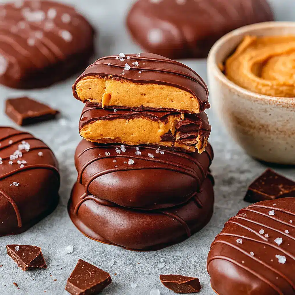 Healthy Reese’s Eggs made as Homemade Protein Desserts, a Giant Protein Reese’s style Protein Candy Recipe for Easy Healthy High Protein Desserts and Healthy Macro Snacks, perfect Dessert Recipes With Protein Powder, Healthy Protein Sweet Treats, Healthy Munchies Snacks Sweet, and Clean High Protein Snacks.